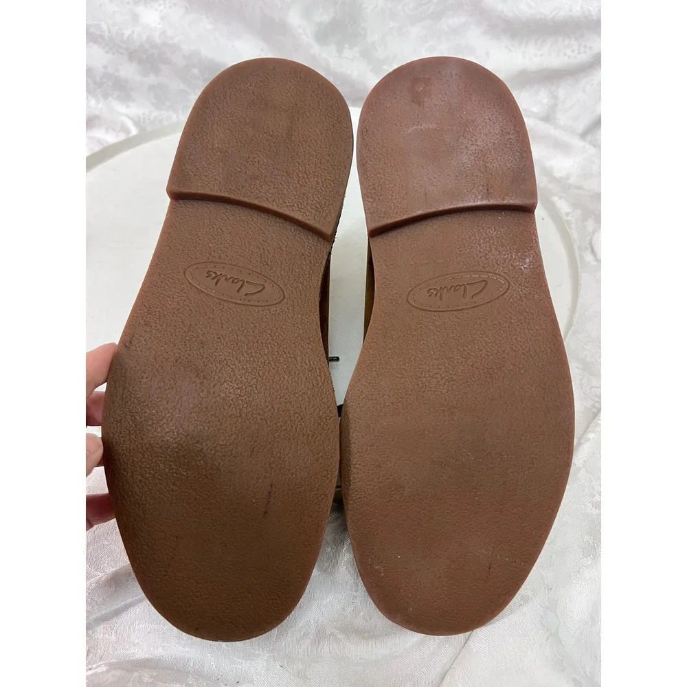 Clarks Bushacre 2 Brown Leather Chukka Desert Boots Mens 7.5 260822863075